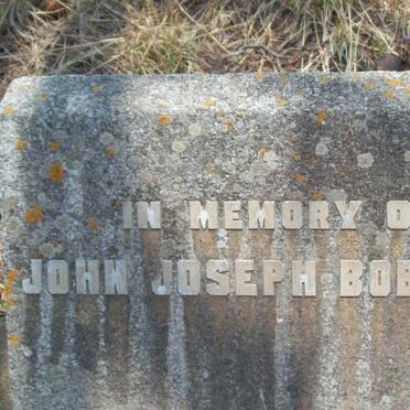 BOBBETT John Joseph