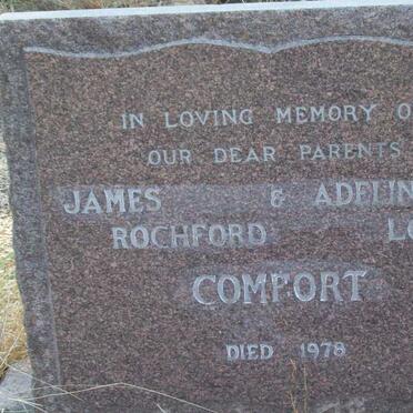 COMFORT James Rochford -1978 &amp; Adeline Louisa -1978