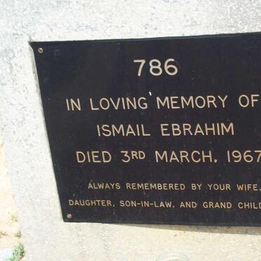EBRAHIM Ismail -1967