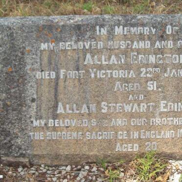EDINGTON Allan -1936 :: EDINGTON Allan Stewart -194?