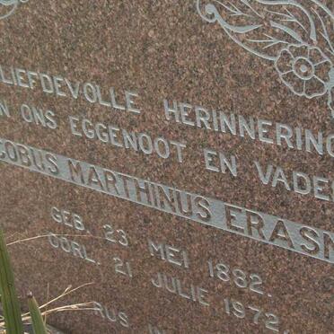 ERASMUS Jacobus Marthinus 1882-1972