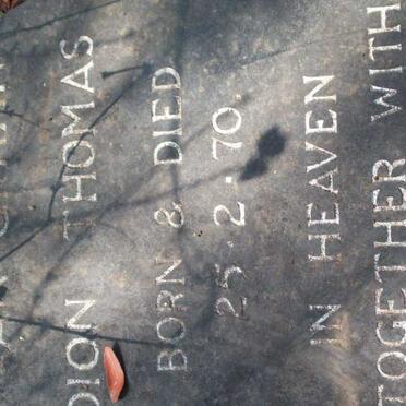 GRAAN Dion Thomas, van 1970-1970