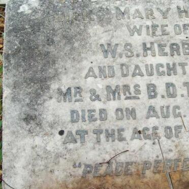 HERBST Dick? Mary Hyacinth -1927