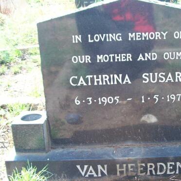 HEERDEN Cathrina Susara, van 1905-1976