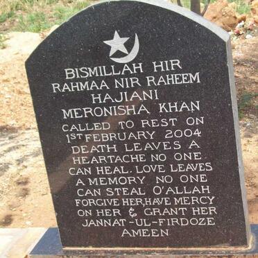 KHAN Hajiani Meronisha -2004