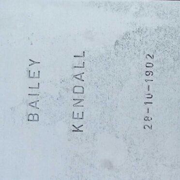 KENDALL Madeline Bailey 1902-1991