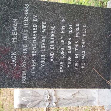 McEWAN Jack  1910-1968