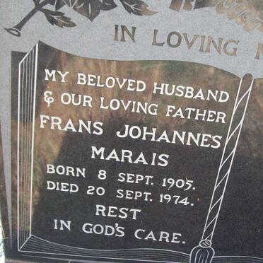 MARAIS Frans Johannes 1905-1974