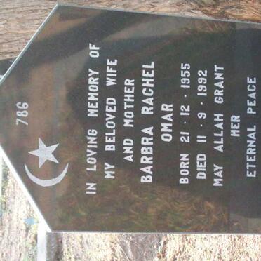 OMAR Barbra Rachel 1955-1992