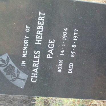 PAGE Charles Herbert 1904-1977