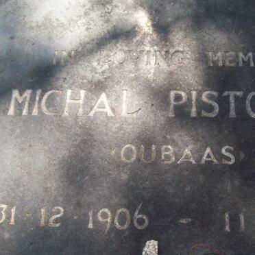 PISTORIUS Michal 1906-1977