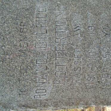 POTTERTON Donald Gilfillan -1947