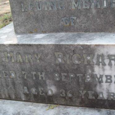 RICHARDS Mary -1906