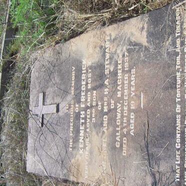 STEWART Kenneth Frederick -1937