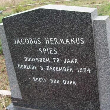 SPIES Jacobus Hermanus -1964 &amp; Bertie Johanna Louw ROUX -1960