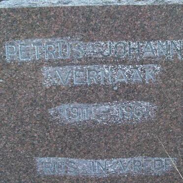 VERMAAK Petrus Johannes 1911-1961