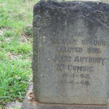McCOMBIE John Anthony 1943-1949