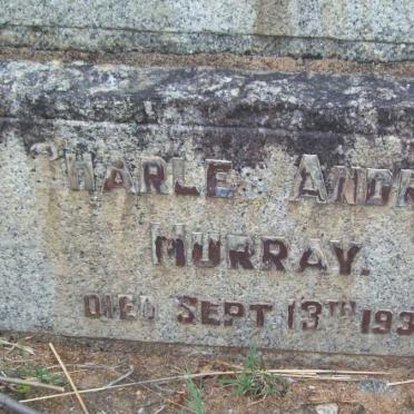 MURRAY Charles Andrew -1933