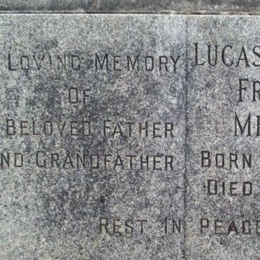 MEINTJES Lucas Cornelius Frederik 1907-1971