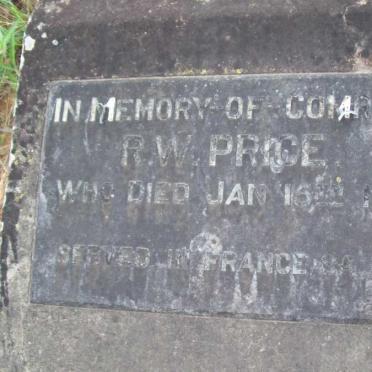 PRICE R.W.  -1927