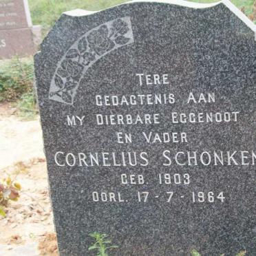 SCHONKEN Cornelius 1903-1964