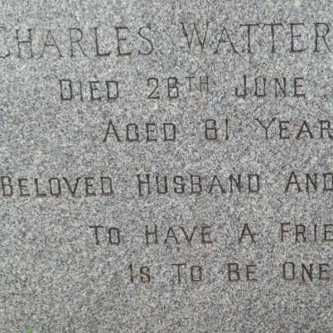 WATTERWORTH Charles -1966
