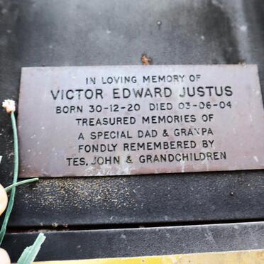 JUSTUS Victor Edward ??20-??04