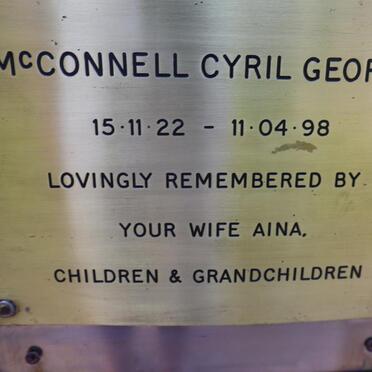 McCONNELL Cyril George ??22-??98