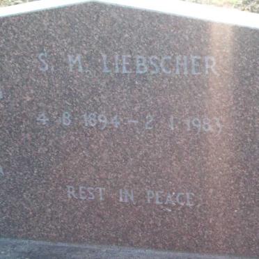 LIEBSCHER S M 1894-1983
