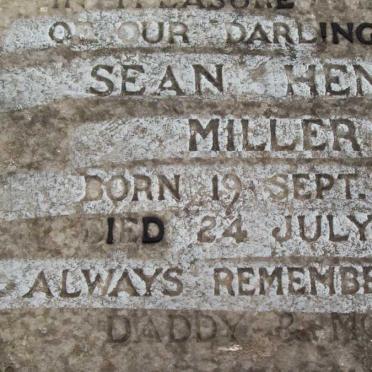 MILLER Sean Henry 1972-1973