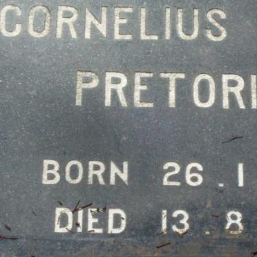PRETORIUS Cornelius John 1922-1981