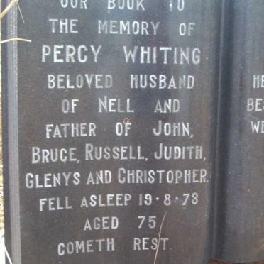 WHITING Percy -1973