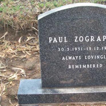 ZOGRAPHOS Paul 1951-1997