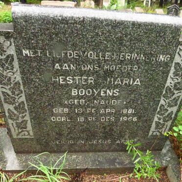 BOOYENS Hester Maria nee NAUDE 1881-1966