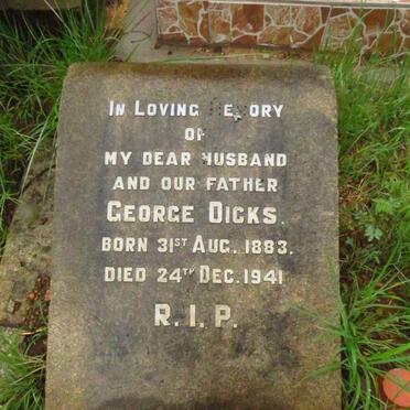 DICKS George 1883-1941
