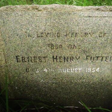 FUTTER Ernest Henry -1954
