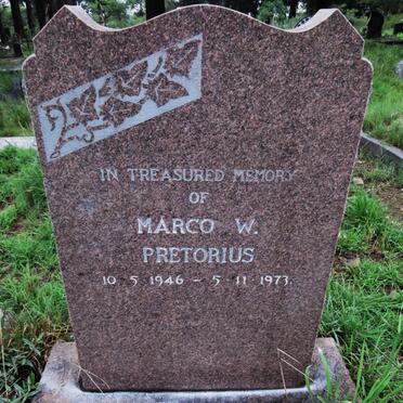 PRETORIUS Marco W. 1946-1973
