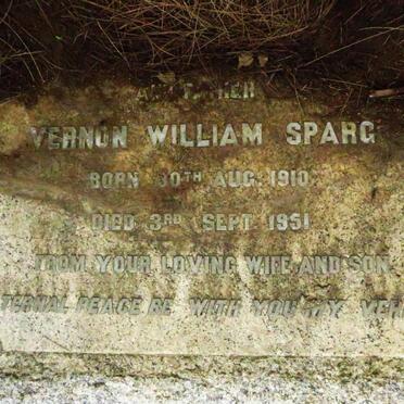 SPARG Vernon William 1910-1951