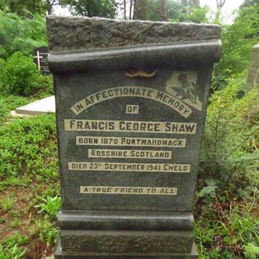 SHAW Francis George 1870-1941