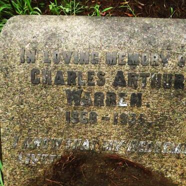 WARREN Charles Arthur 1860-1935