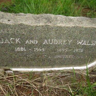 WALSH Jack 1886-1969 & Audrey 1895-1978