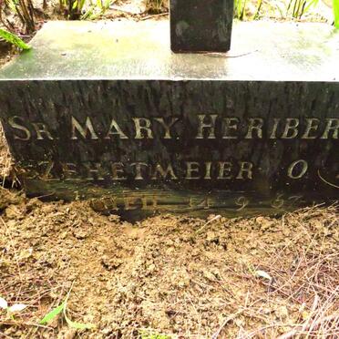 ZEHETMEIER Mary Heriberta -1967