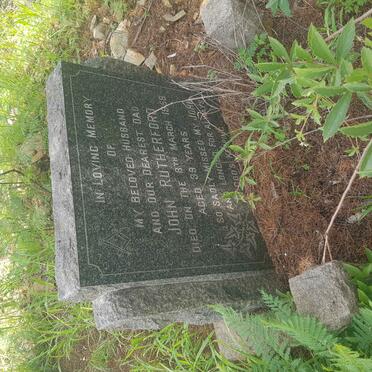 RUTHERFORD John -1959