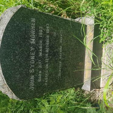MORHEN John Sydney 1903-1947