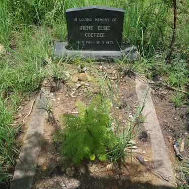 COETZEE Irene Elsie 1921-1973