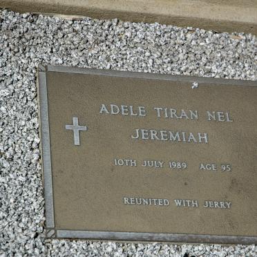 JEREMIAH Adele Tiran nee NEL -1989
