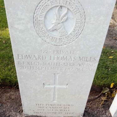 MILES Edward Thomas -1917