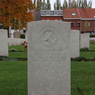 WAAL Gysbert Johannes, de -1916