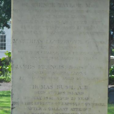 St Helena, JAMESTOWN, Castle Gardens, Waterwitch Memorial