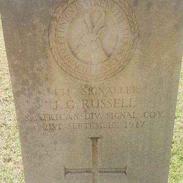 RUSSELL J.G. -1917